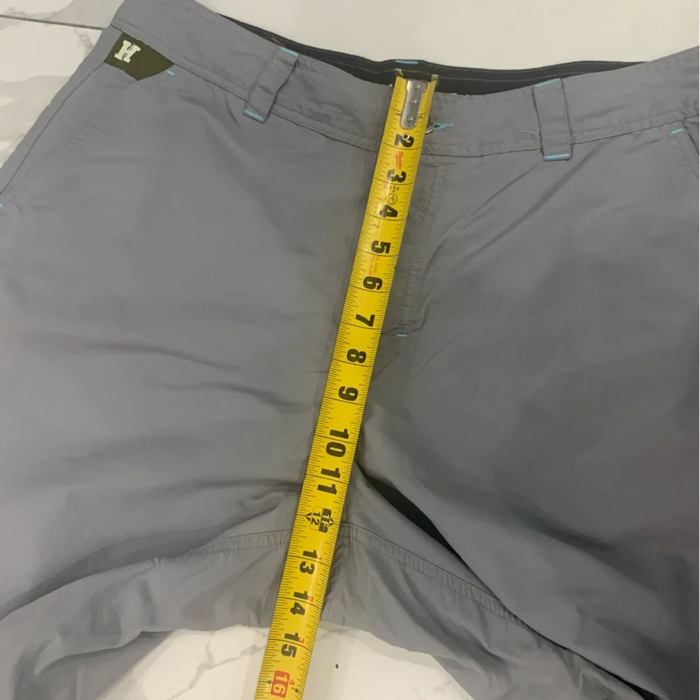 Howler Brothers Shorts Mens 36 Horizon Hybrid Blue Gray Nylon Ripstop Quick Dry - Picture 4 of 12